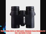 Carson VP Series 8x32-mm Full Sized Waterproof and Fog-proof Binoculars in Black (VP-832)
