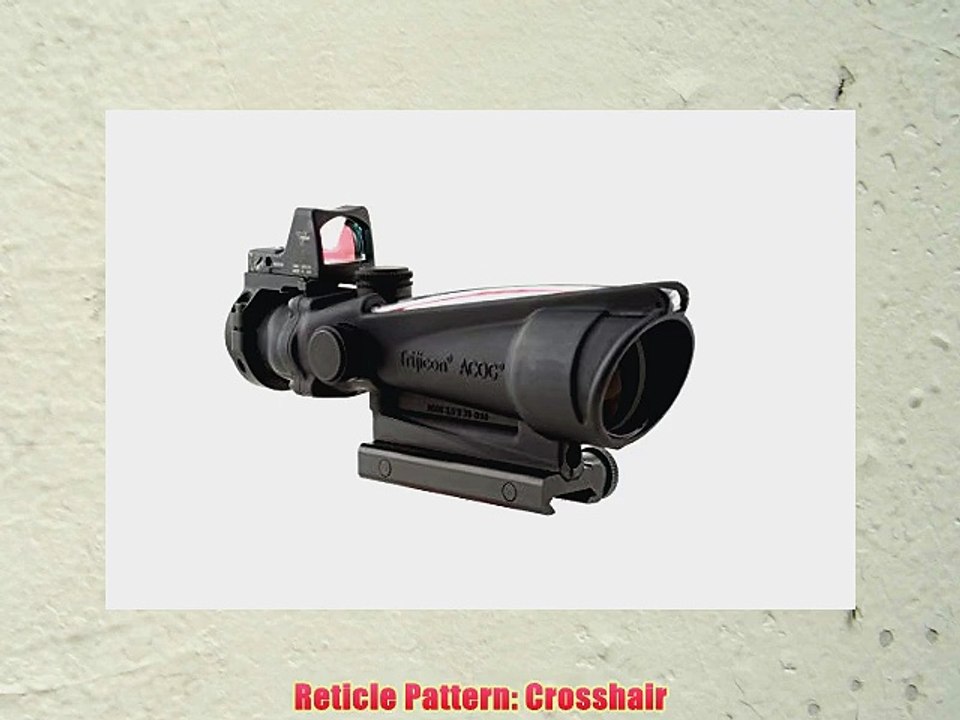Trijicon TA11J-RMR ACOG 3.5x35 Scope Dual Illuminated Red Crosshair .223 Ballistic Reticle