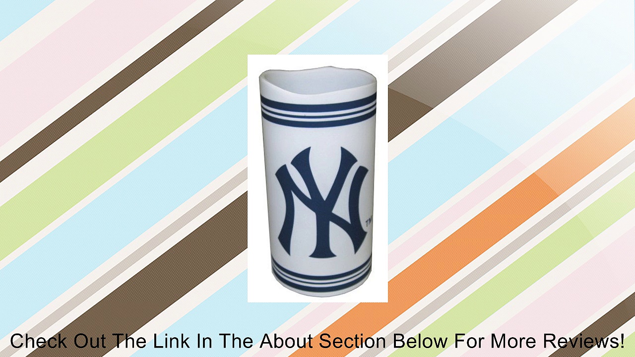 New York Yankees MLB Baseball LED Logo Candle Review