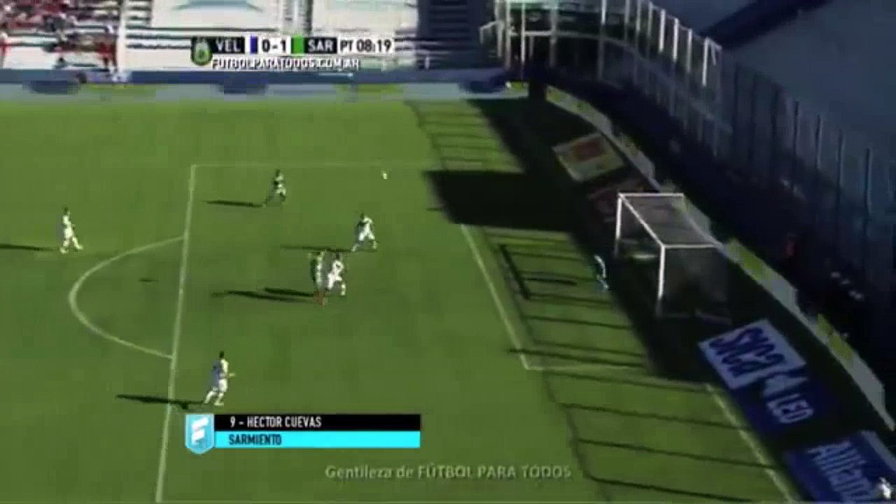 Primera Division: Los goles de Velez 1-1 Sarmiento
