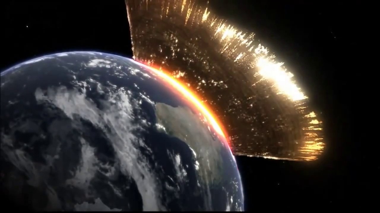 Simulation impact astéroide sur Terre