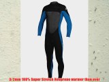 O'Neill Wetsuits Youth Superfreak F.U.Z.E. Zip 3/2mm Full Suit Black/Blue 10