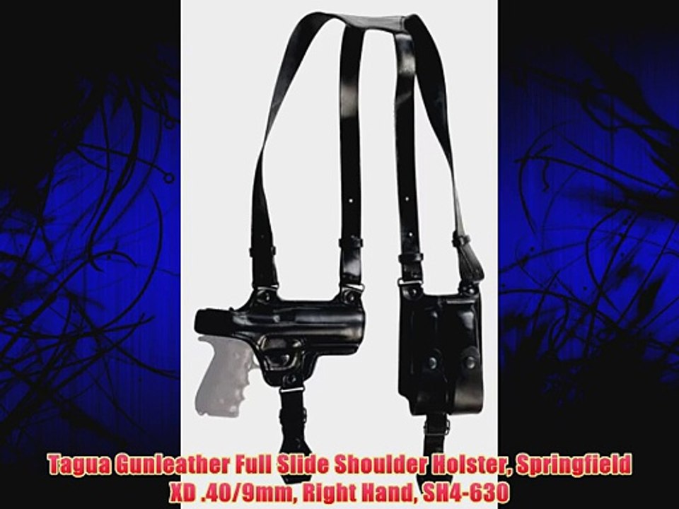 Tagua Gunleather Full Slide Shoulder Holster Springfield XD .40/9mm Right Hand SH4-630