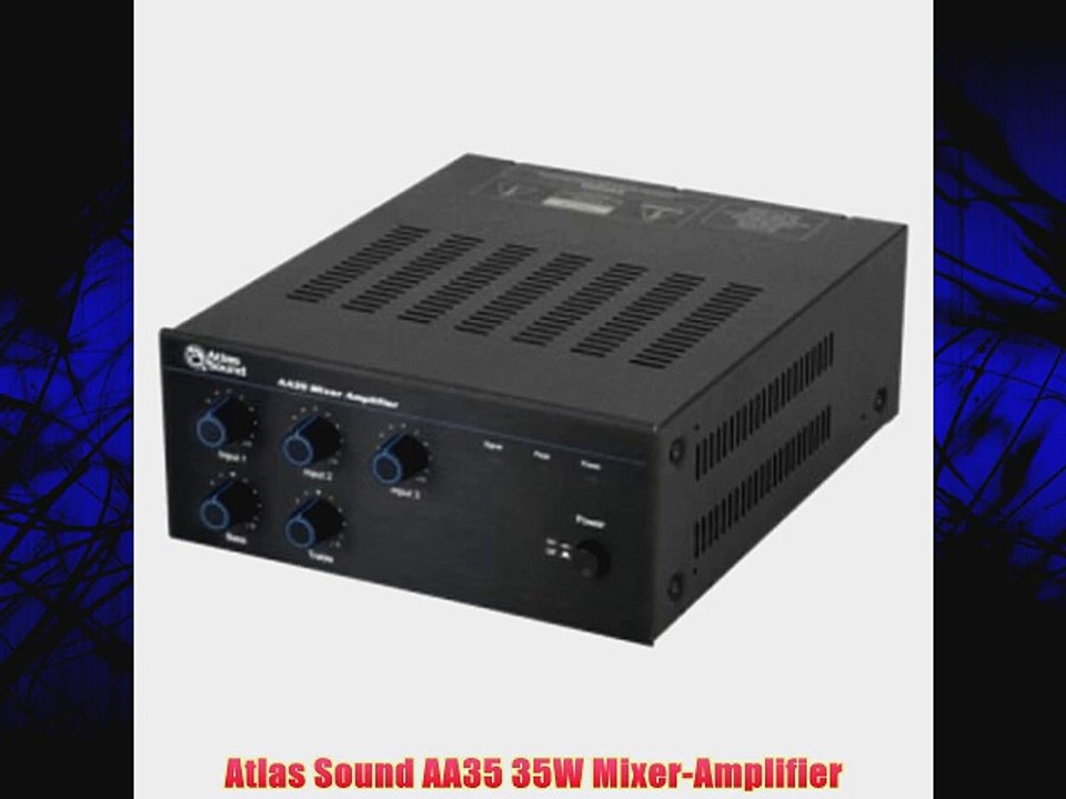 Atlas Sound AA35 35W Mixer-Amplifier