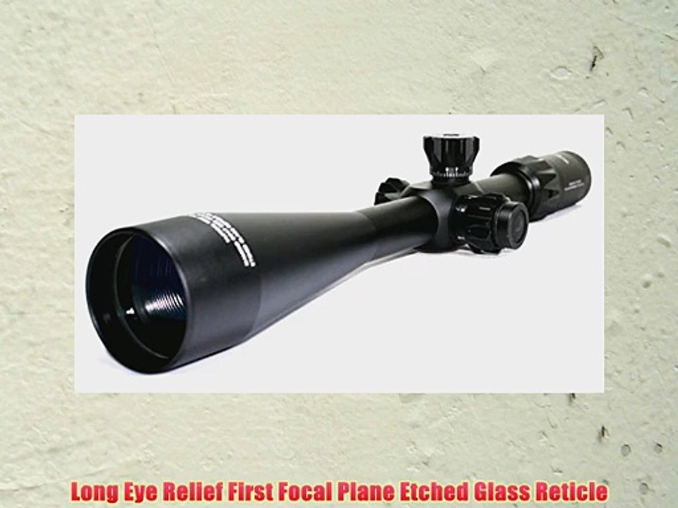 Vector Optics Sagittarius 10-40X 56 First Focal Plane Rifle Scope with Illumination