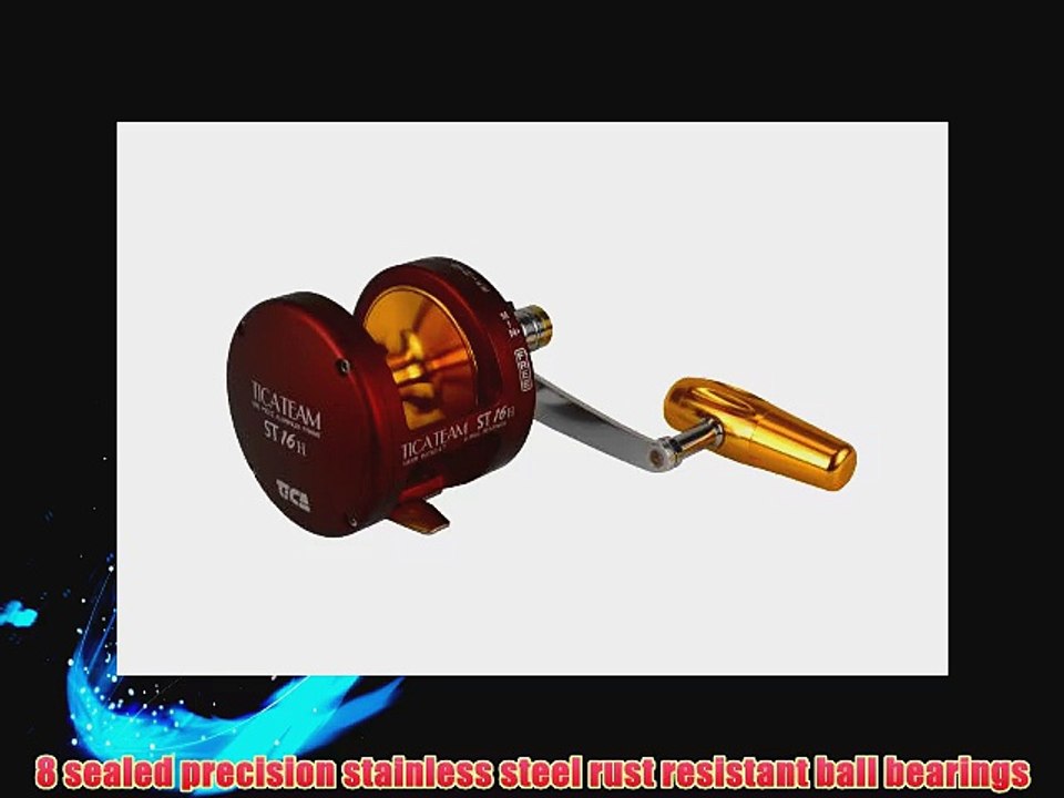Tica USA TICA Team STL12 Series Offshore Fishing Reels Red