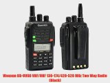Wouxun KG-UV6D VHF/UHF 136-174/420-520 MHz Two Way Radio (Black)