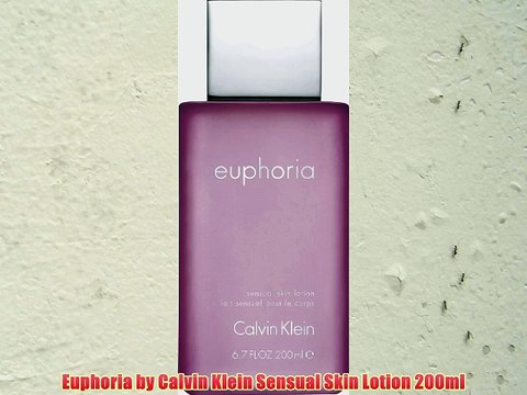 Euphoria by Calvin Klein Sensual Skin Lotion 200ml