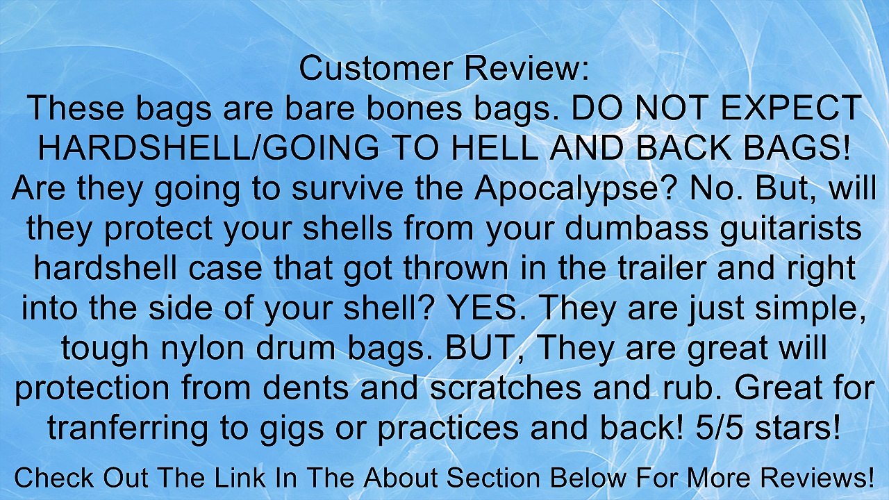 Beato Pro 4 Nylon 5-Piece Bag Set Drum Bag (DMC500) Review