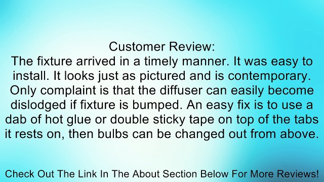 Progress Lighting P3931-09 Inspire Collection 3-Light Pendant, Brushed Nickel Review