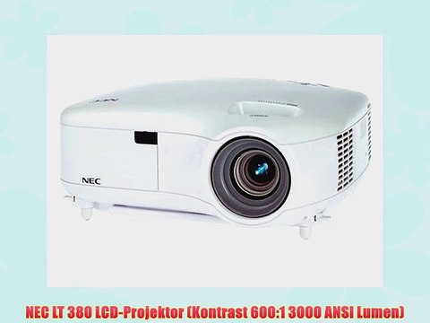 NEC LT 380 LCD-Projektor (Kontrast 600:1 3000 ANSI Lumen)