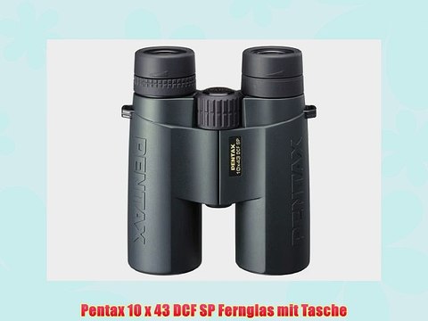 Pentax 10 x 43 DCF SP Fernglas mit Tasche