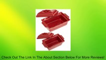 Esprit de Cuisine by Appolia Retangular 2 Piece Terrine With Lid Set, Red Currant Review