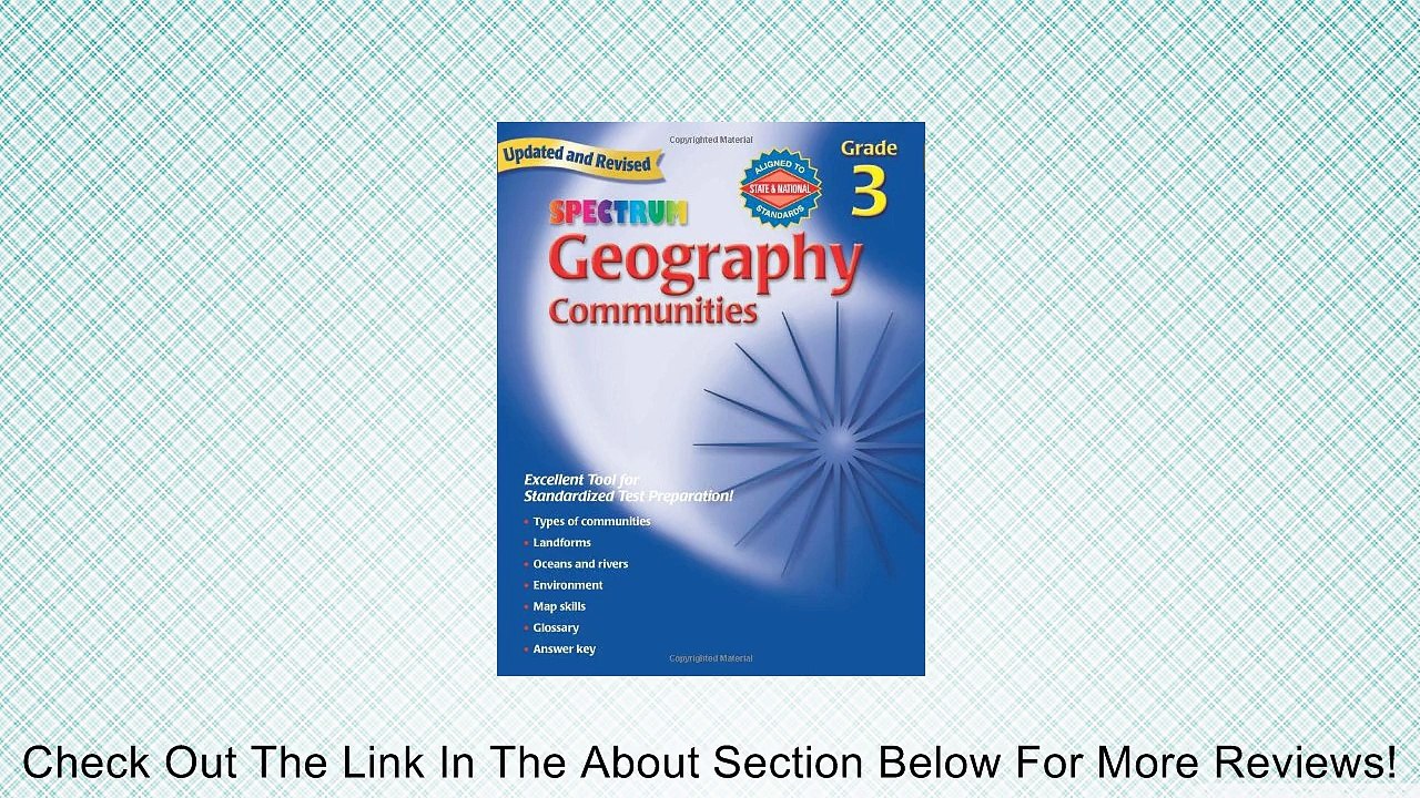 Spectrum Geography, Grade 3: Communities [Paperback] Review