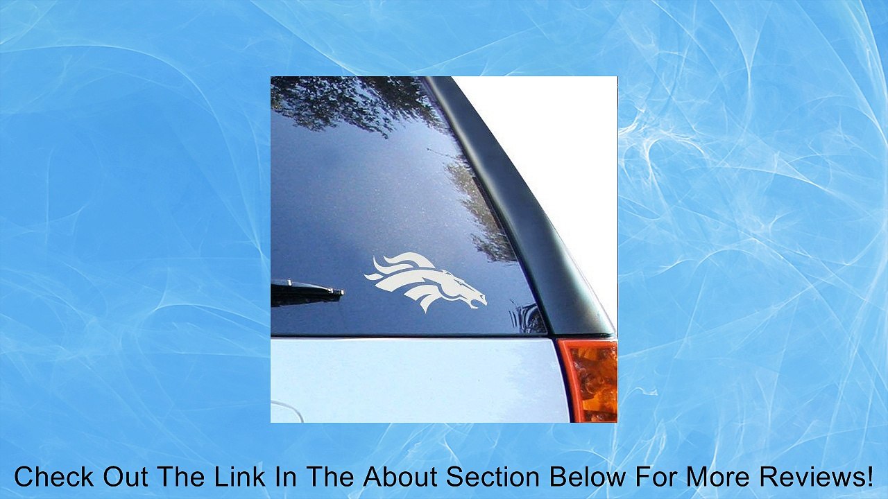 NFL Denver Broncos 5'' x 6'' Silver Window Graphic Decal Review