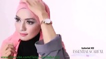Cara Berjilbab wajah Bulat - Hijab pashmina simple Kreasi Shawlbyvsnow  Hijab Tu