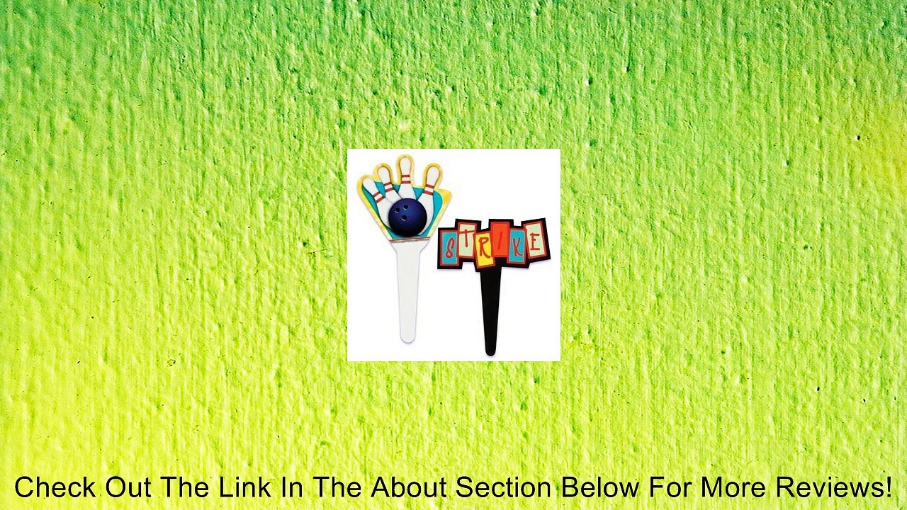 Bowling Cupcake Picks - 24 ct Review