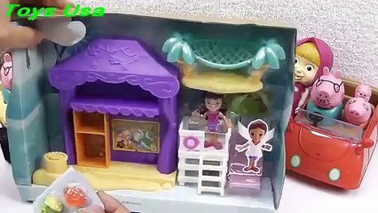 Dora and Friends, Playa Verde Cabana, and more toys, Peppa Pig, Маша и Медведь