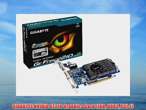 GIGABYTE NVIDIA GT210 Graphics Card (1GB DDR3 PCI-E)