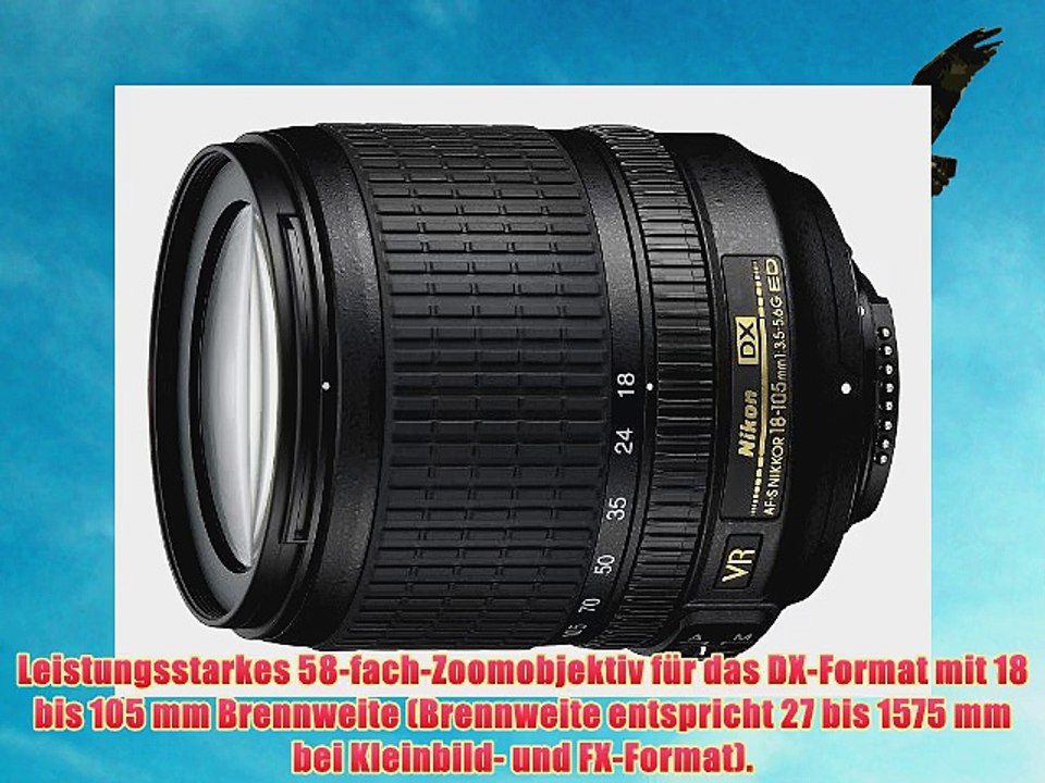 Nikon AF-S DX NIKKOR 18-105mm/35-56G ED VR Objektiv