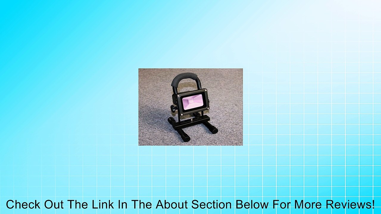 Weatherproof LED Portable Blacklight Review