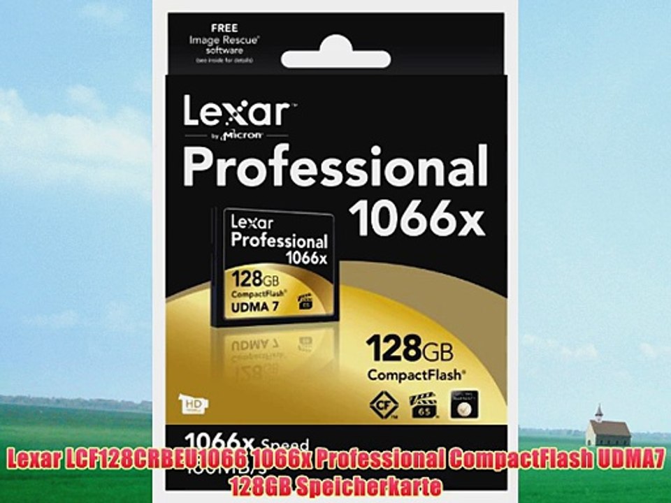 Lexar LCF128CRBEU1066 1066x Professional CompactFlash UDMA7 128GB Speicherkarte