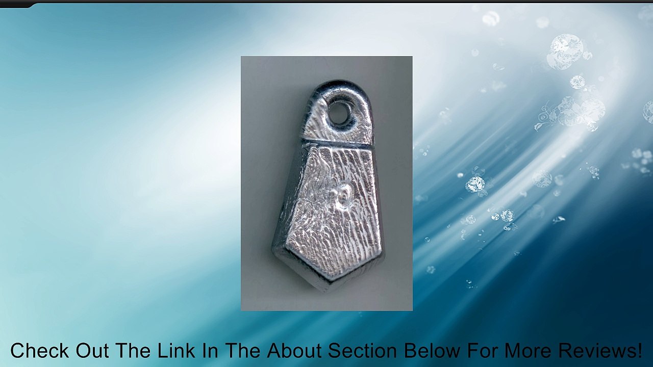 10 oz LEAD FLAT BANK WEIGHTS / SINKERS - 10 PER PACK Review