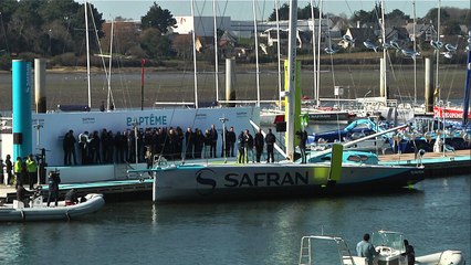 Baptême du nouveau SAFRAN de Morgan Lagravière