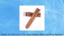 18mm Rust Distressed Oil Tan Leather Watch Band Strap Hadley Roma MS854 Review
