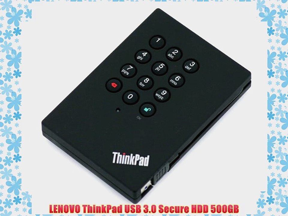 LENOVO ThinkPad USB 3.0 Secure HDD 500GB