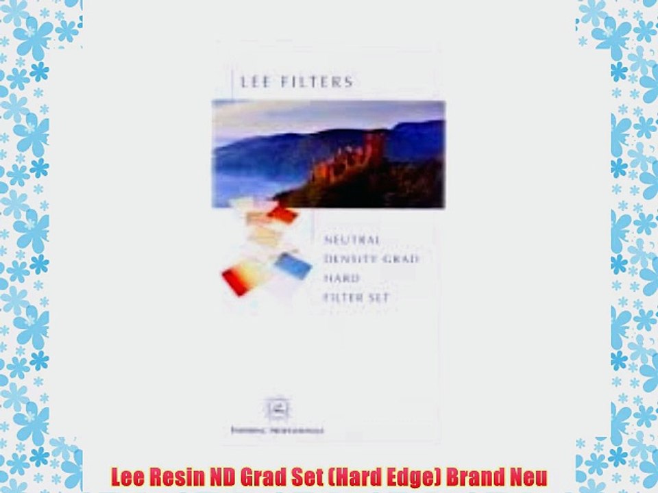 Lee Resin ND Grad Set (Hard Edge) Brand Neu