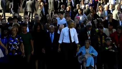Obama leads Selma 50th anniversary march