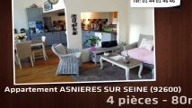 A vendre - appartement - ASNIERES SUR SEINE (92600)  - 80m²