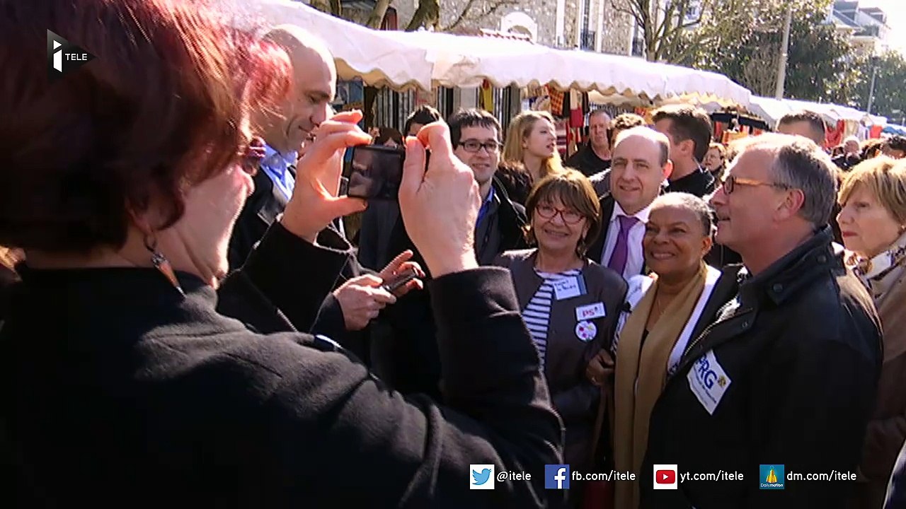 Départementales : Christiane Taubira en campagne
