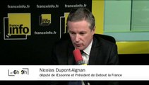 Nicolas Dupont-Aignan trouve 