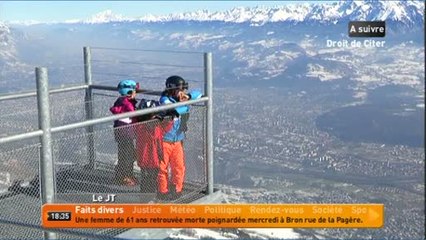 Une passerelle sur la pointe des cimes (Lans-en-Vercors)