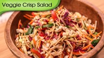 Veggie Crisp Salad - Quick & Healthy Vegetarian Salad Recipe By Ruchi Bharani