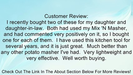 The Pampered Chef Mix 'N Masher Review