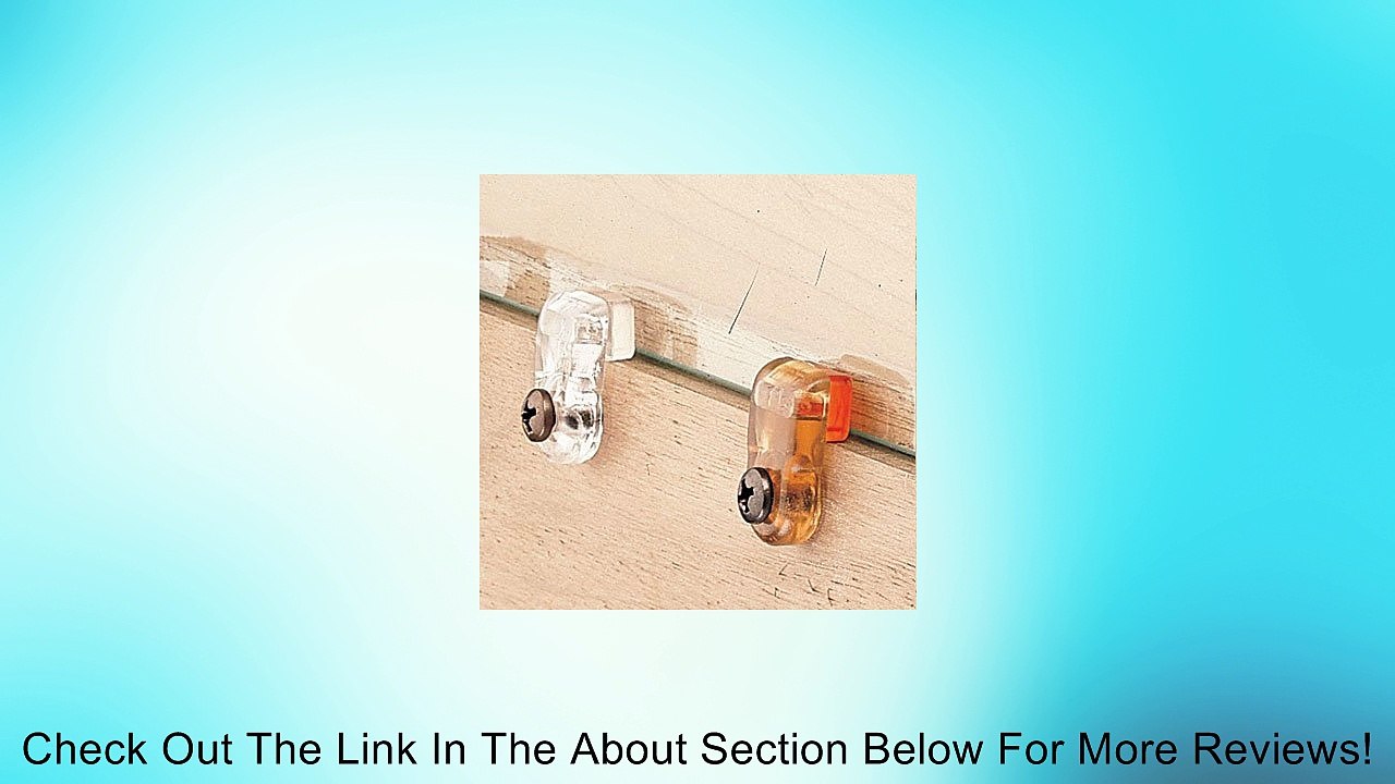 Retainers, Plastic, 1/8" Offset, Clear (10) Review