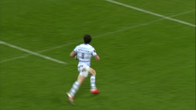 TOP14 - Racing-Métro 92 - Grenoble: Essai Maxime Machenaud (RM92) - J19 - Saison 2014/2015