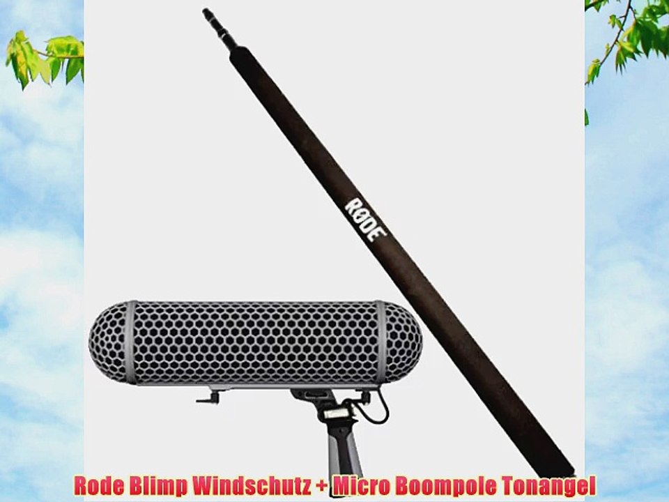 Rode Blimp Windschutz   Micro Boompole Tonangel