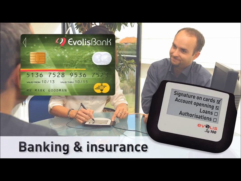 Tablette signature numérique Evolis Sig100 et Sig200