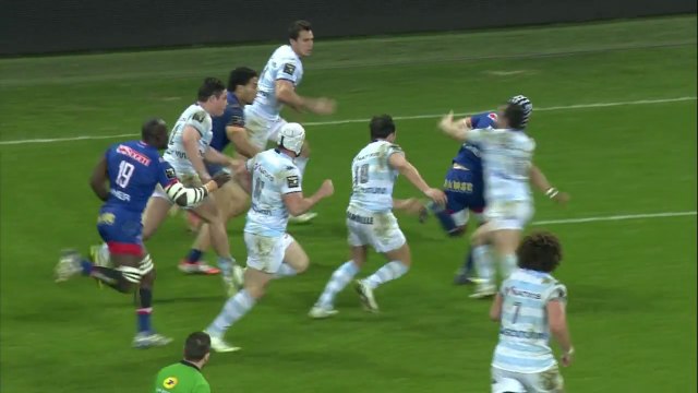 TOP14 - Racing-Métro 92 - Grenoble: Essai Gio Aplon (FCG) - J19 - Saison 2014/2015