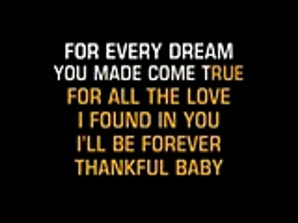 celine dion because you loved me karaoke