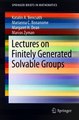 Download Lectures on Finitely Generated Solvable Groups ebook {PDF} {EPUB}