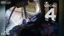 Ce chauffeur de bus s'endort au volant et percute 8 voitures