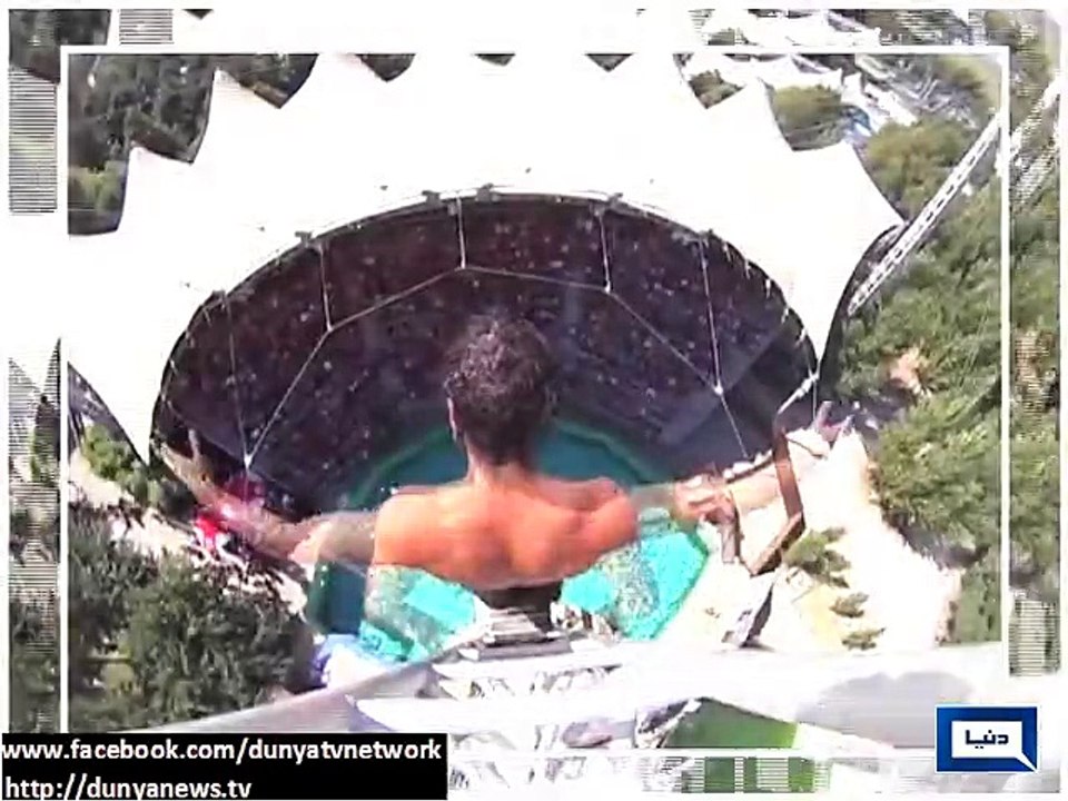 Amazing Jump In A Pool