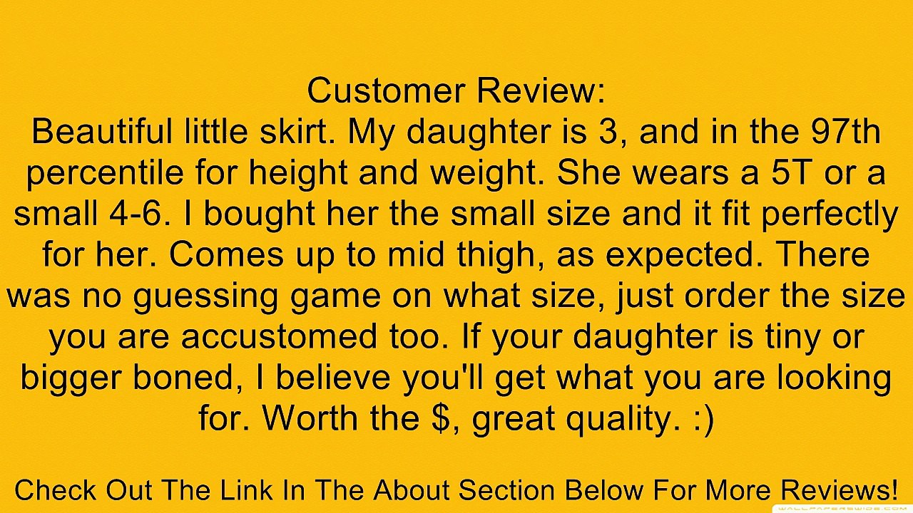 Child Skirt with Lettuce Edging,N9301C Review