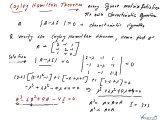 Cayley Hamilton Theorem, Cayley Hamilton Theorem Examples