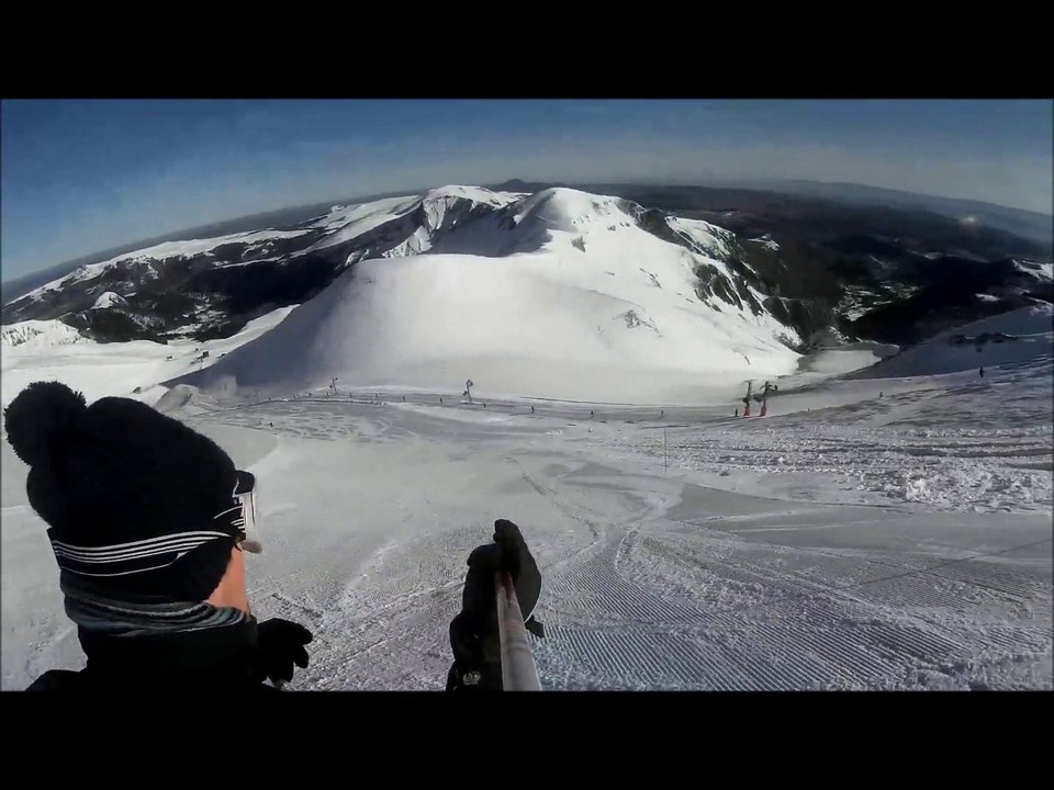 Descente au Mont-Dore ski
